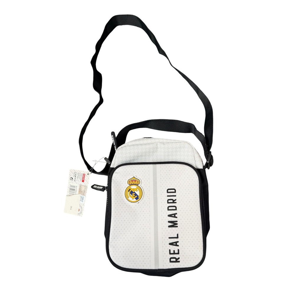 Real Madrid Safta First Kit CF Bag White Black Official Licensed Soccer NWT